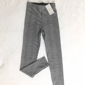 ZARA◼️Basic Checked High Waisted Leggings